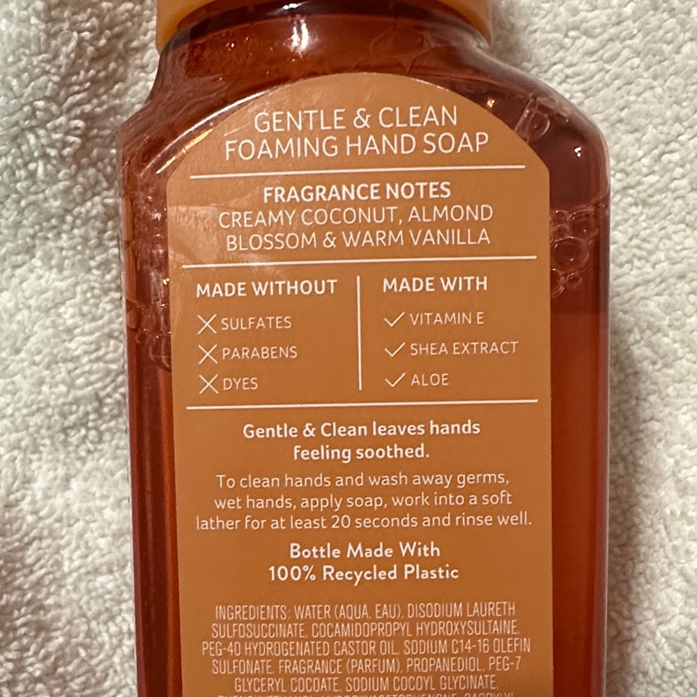 NEW! 🌞White Barn Santorini Coast Foaming Hand Soap - Vibrant Orange - Picture 5 of 7